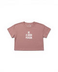 Signature Crop Top - Hazy Pink